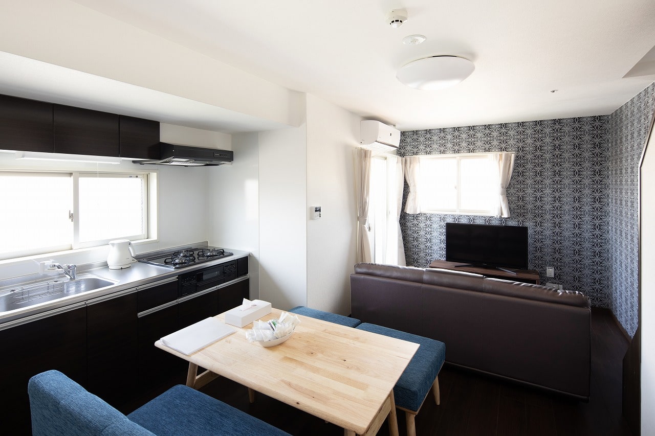 Coruscant Hotel長崎駅２。２ベッドルームスイート客室写真。